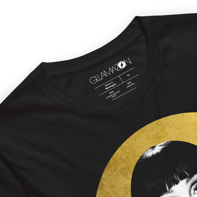 Detail of Gllamazon's Cher Icon Black T-Shirt