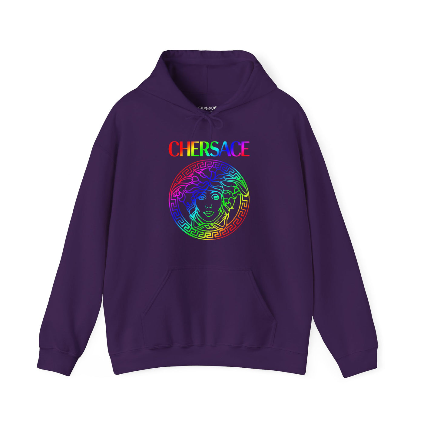 Shop Cher CHERSACE Premium Hoodie by Gllamazon. Color: Purple.