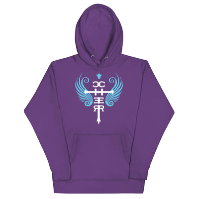 CHER Fan Club Cherology by Gllamazon unisex premium hoodie purple front