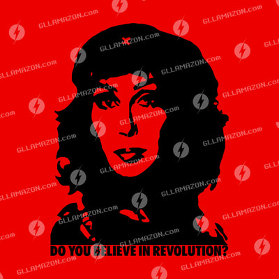 Preview of the design featured on Gllamazon's Cher Guevara T-shirt.