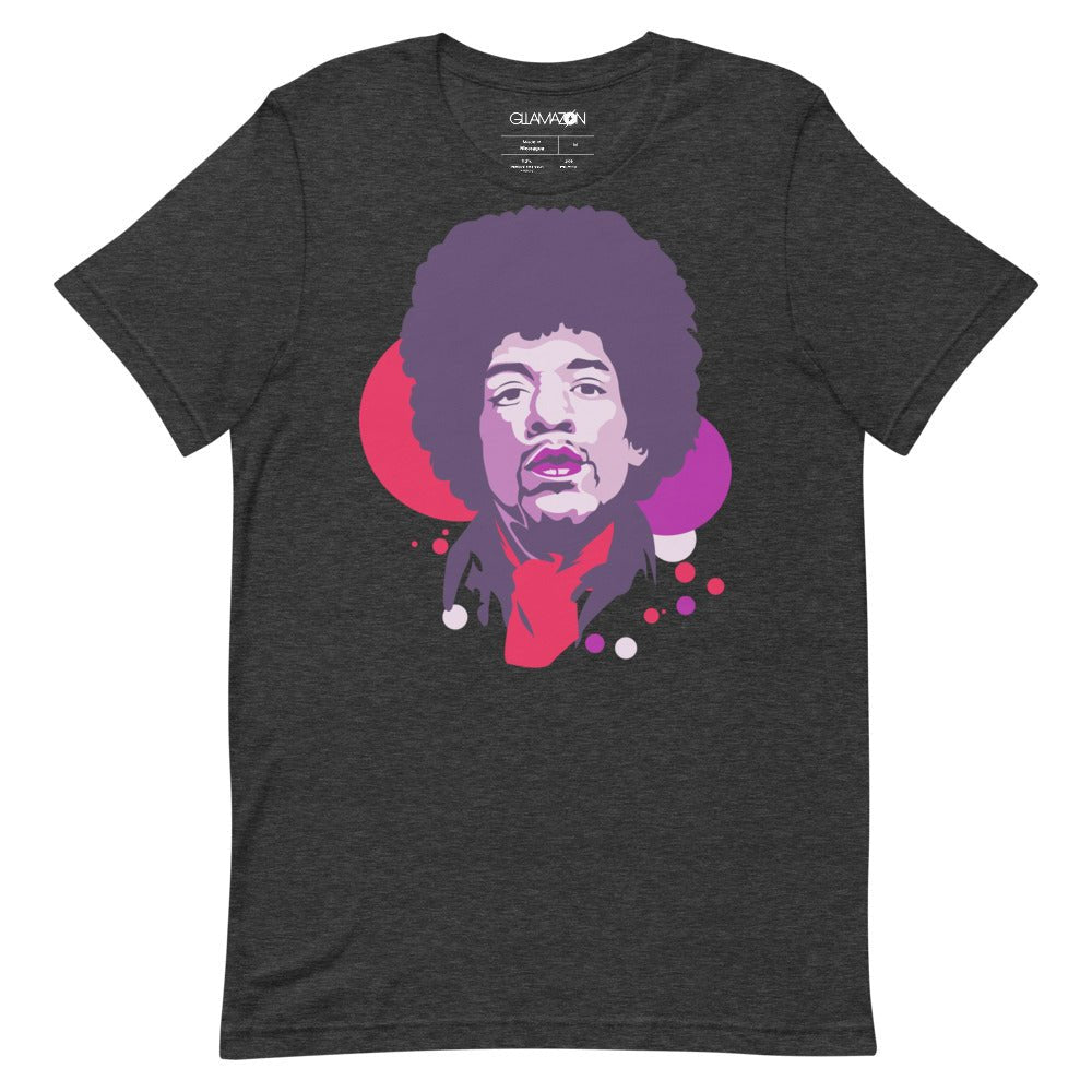 Jimi Hendrix Retro Glam Unisex Tee - GLLAMAZON
